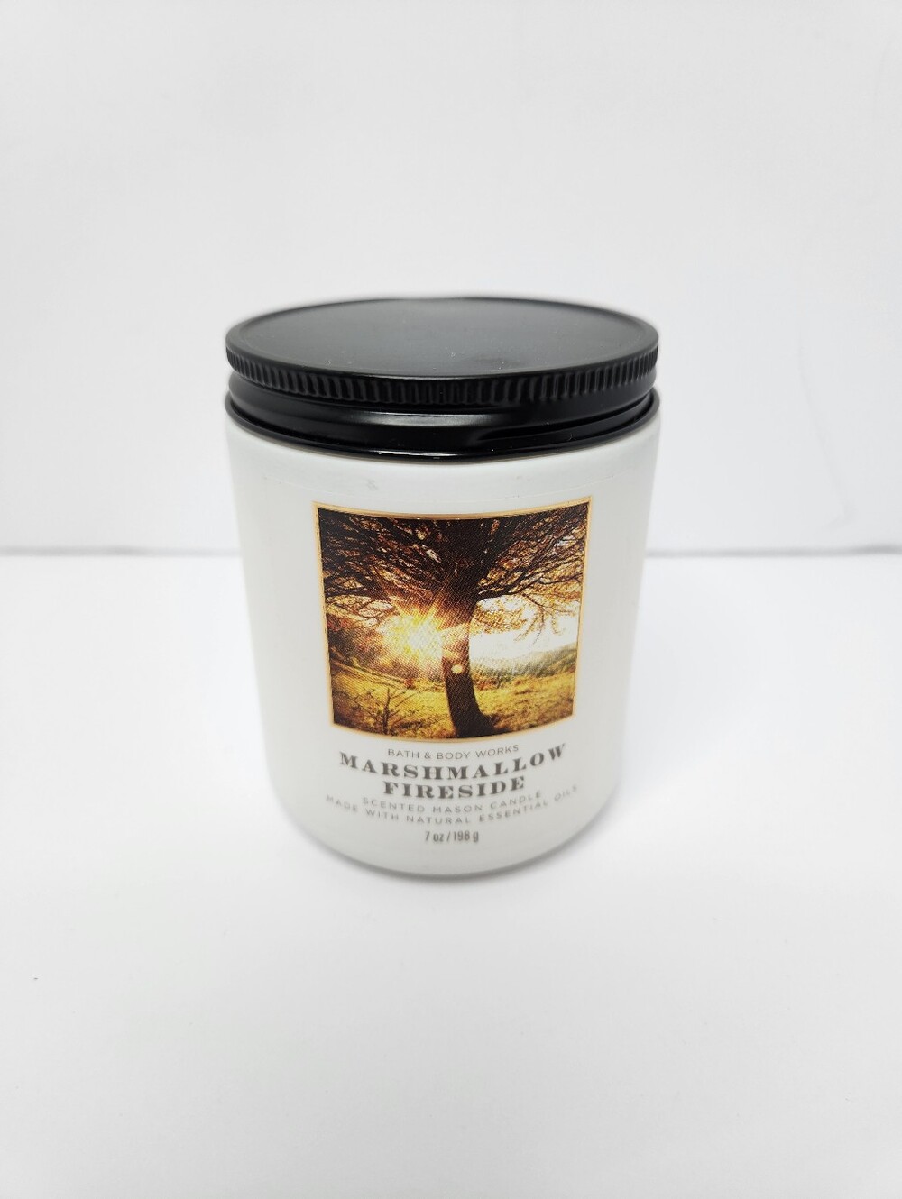 Bath & Body Works Marshmallow Fireside Scented Candle - White